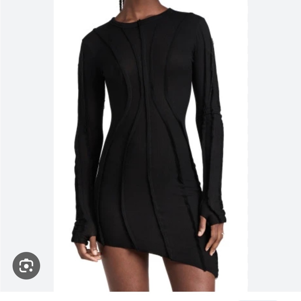 Chic Black Long Sleeve Dress